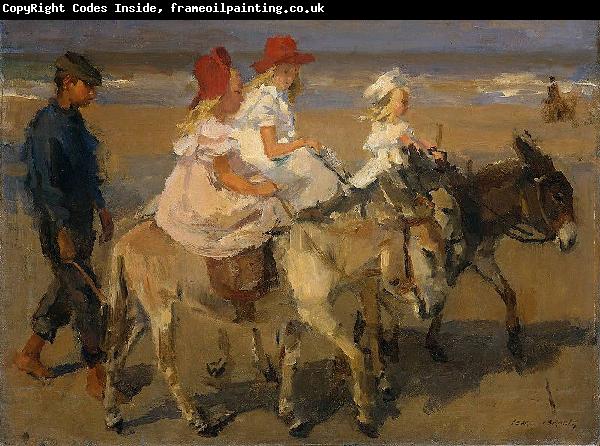 Isaac Israels Donkey Riding on the Beach